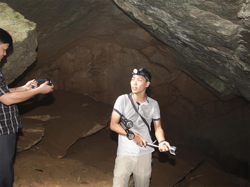 Nguyen Tuấn Linh, người phát hiện ra hang Son Doong miền bắc