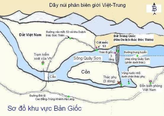 Bản đồ phân chia địa giới Việt Nam- Trung Quốc